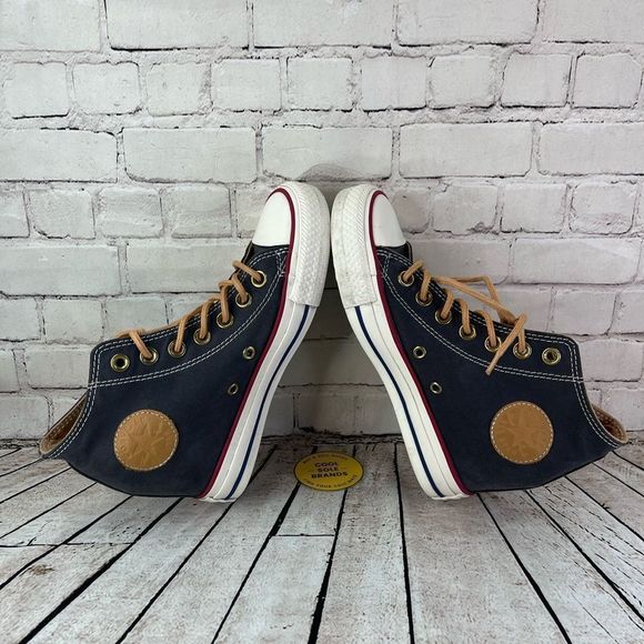 Converse - Women’s 6 Chuck Taylor All Star Lux Hi High Hidden Heel Wedge, gray. - Picture 6 of 9